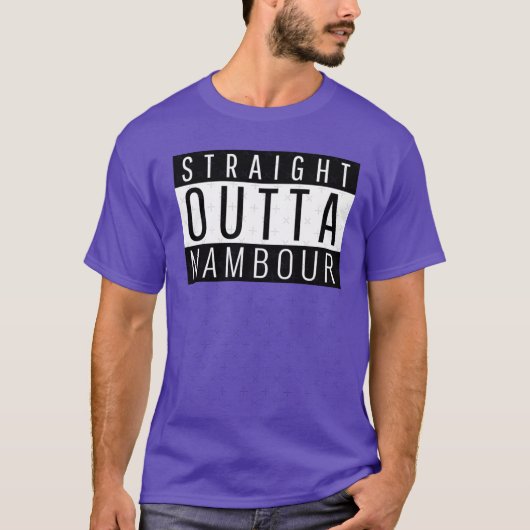 Straight Outta Nambour Queensland Active family T-Shirt (Vorderseite)