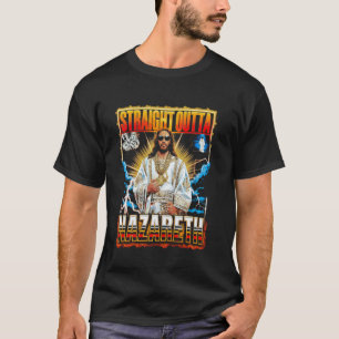 Straight Outta Nazareth, Lustiger Jesus Hip Hop Ra T-Shirt