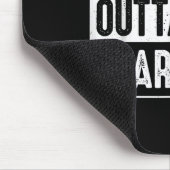 Straight Outta Ne Barrens New Jersey Devil Monster Mousepad (Ecke)