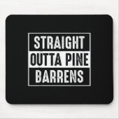 Straight Outta Ne Barrens New Jersey Devil Monster Mousepad (Vorne)