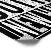 Straight Outta New Haven Great Travel & Poster (Ecke)