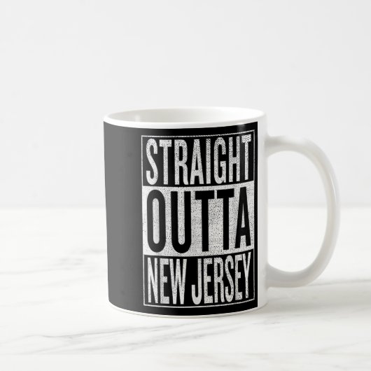 Straight Outta New Jersey Great Travel &amp;  Kaffeetasse (Rechts)