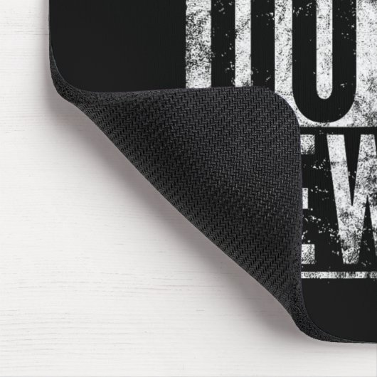Straight Outta Newark New Jersey Distressed Effect Mousepad (Ecke)