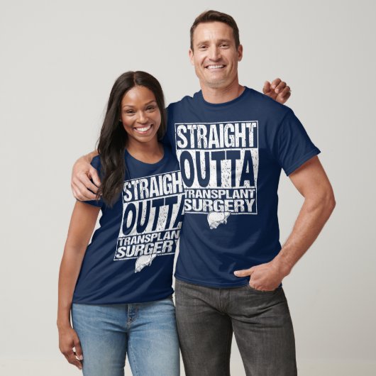 STRAIGHT OUTTA Organtransplantation Operation T-Shirt (Unisex)