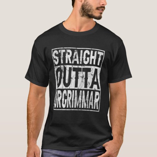 Straight Outta Orgrimmar Horde Gamer T-Shirt (Vorderseite)