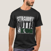 Straight Outta Pakistan Flag T-Shirt (Vorderseite)