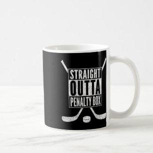 Straight Outta Penalty Box-Shirt Lustiger Wortwitz Kaffeetasse