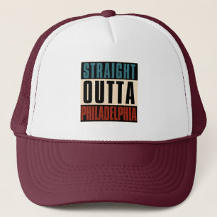 Straight Outta Philadelphia Pennsylvania PA USA Truckerkappe