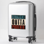 Straight Outta Phoenix Arizona AZ USA Aufkleber (Koffer)
