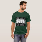 Straight Outta Savoy Illinois Savoy IL Oversified T-Shirt (Vorne ganz)