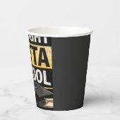 Straight Outta School Graduation cup Pappbecher (Links)
