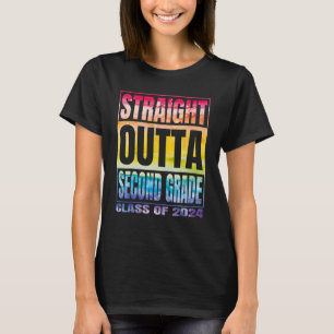 Straight Outta Second Class 2024 2nd Grade G T-Shirt