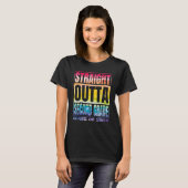 Straight Outta Second Class 2024 2nd Grade G T-Shirt (Vorne ganz)