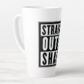 Straight Outta Shape Milchtasse (Linke Ecke)