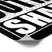 Straight Outta Shape Workout Poster (Ecke)