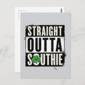 Straight Outta Southie Postkarte (Vorne/Hinten)