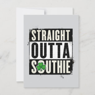 Straight Outta Southie Postkarte