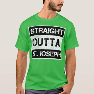Straight Outta St Joseph city Missouri Vintag Dis T-Shirt