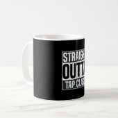 Straight Outta Stich Class Steche Tänzer Dancing Kaffeetasse (Vorderseite Links)