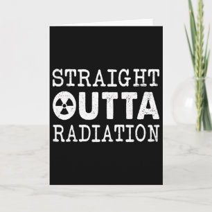 Straight Outta Strahlungskrebs-Bewusstseins-Kriege Karte