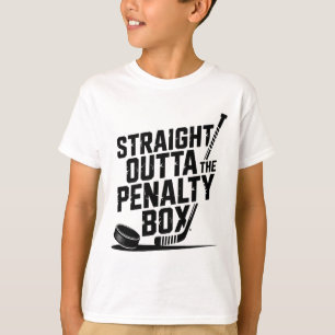 Straight Outta The Penalty Box Lustiger Humor Eish T-Shirt