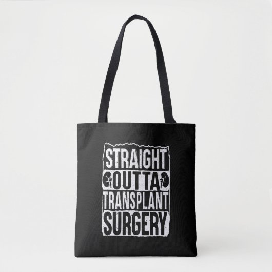 Straight Outta Transplantation Operation Niere Tasche (Vorderseite)
