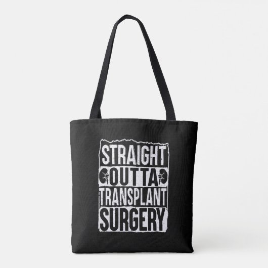 Straight Outta Transplantation Operation Niere Tasche (Rückseite)
