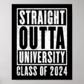 Straight Outta University 2024 (Not leidend) Poster (Vorne)