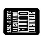 Straight Outta University Class of 2026 Magnet (Horizontal)