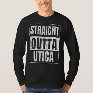 Straight Outta Utica New York Staat T-Shirt