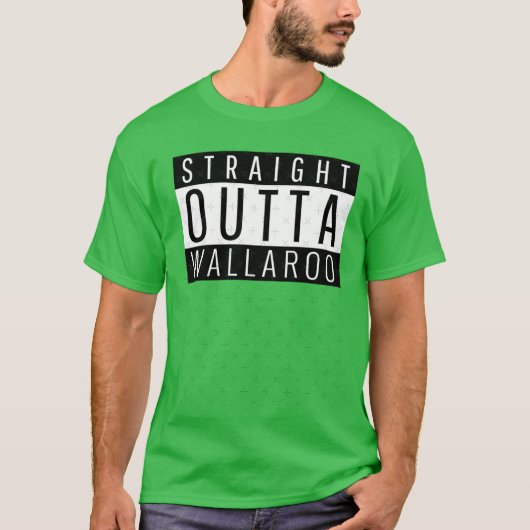 Straight Outta Wallaroo South Australia friends T-Shirt (Vorderseite)