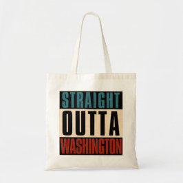 Straight Outta Washington District, Columbia DC Tragetasche