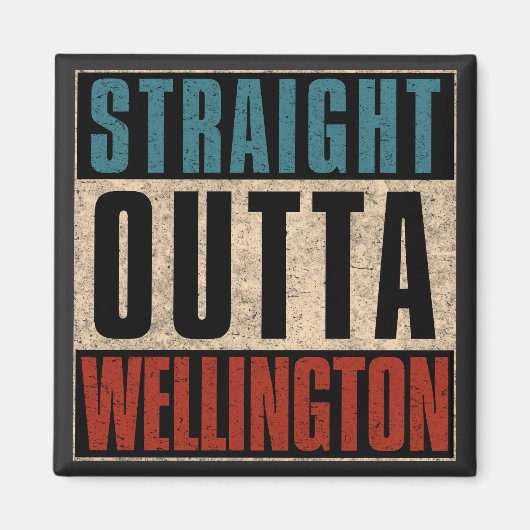 Straight Outta Wellington Florida FL Magnet (Vorne)