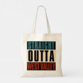 Straight Outta West Valley Utah UT Tragetasche (Rückseite)