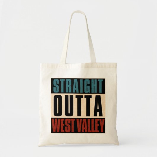 Straight Outta West Valley Utah UT Tragetasche (Vorne)