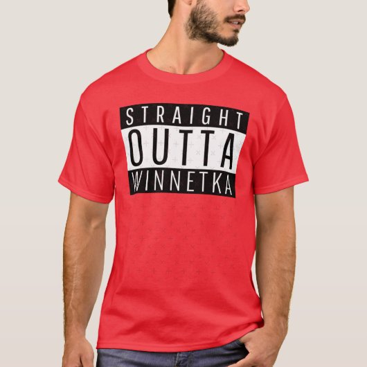Straight Outta Winnetka Illinois Oversized T-Shirt (Vorderseite)