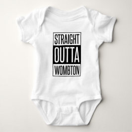 Straight Outta Wombton Funny Baby Baby Strampler