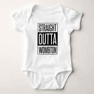 Straight Outta Wombton Funny Baby Baby Strampler