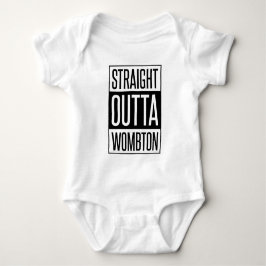Straight Outta Wombton Funny Baby Strampler