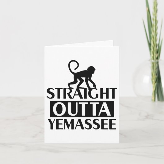 Straight Outta Yemee Karte (Vorderseite)