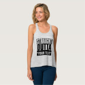 STRAIGHT OUTTA "YOUR TEXT"-T - SHIRT (Vorderseite Vollansicht)
