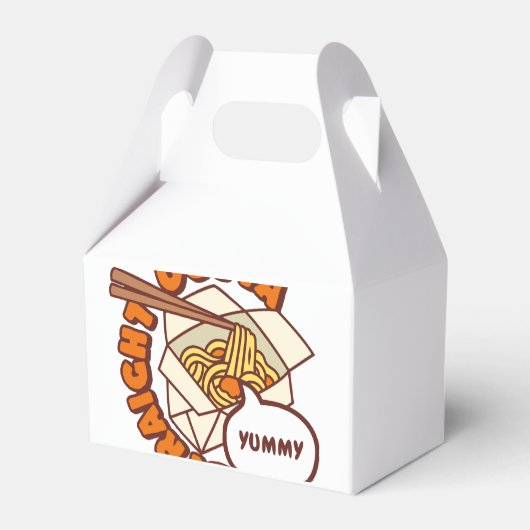 Straight Outta Yummy Ramen Noodles Geschenkschachtel (Rückseite)