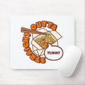 Straight Outta Yummy Ramen Noodles Mousepad (Mit Mouse)