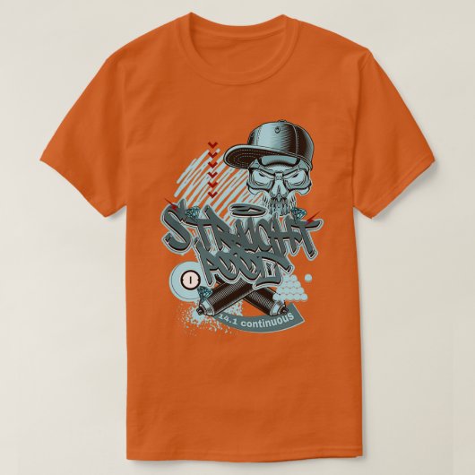 STRAIGHT POOL GRAFFITI T-Shirt (Design vorne)