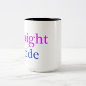 Straight Pride Cup Zweifarbige Tasse (Mittel)