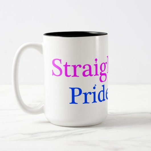 Straight Pride Cup Zweifarbige Tasse (Links)