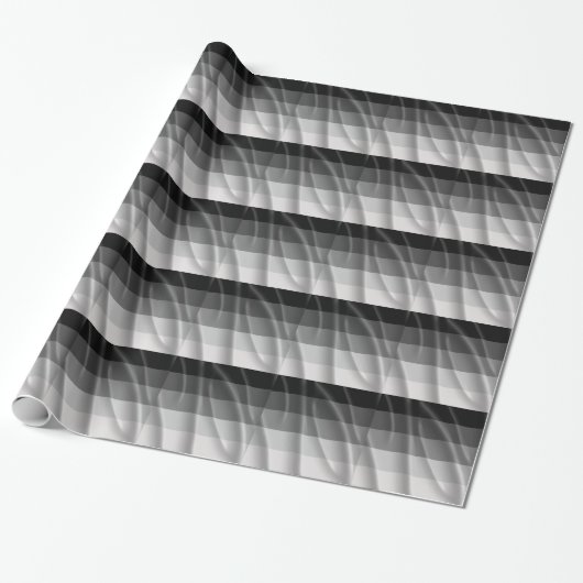 STRAIGHT PRIDE FLAG WAVY DESIGN -.pnng Geschenkpapier (Ungerollt)