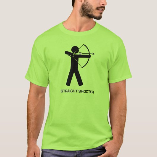 Straight Shooter (Black Archer) T T-Shirt (Vorderseite)
