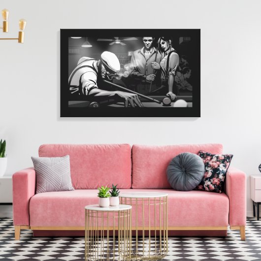 Straight Shooter Leinwanddruck (Insitu (Wohnzimmer))