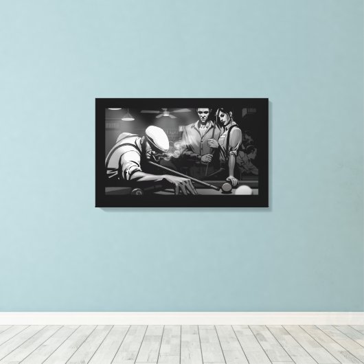 Straight Shooter Leinwanddruck (Insitu (Holzboden))